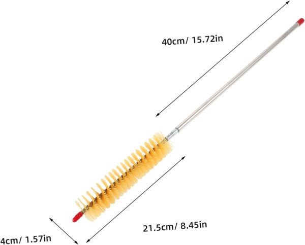 1Set Flexible Tube Cleaning Brushes for Air Conditioner and Dryer Vent Cleaning Long Duct Brush with Brush Head and Handle for Efficient Duct and Vent Maintenance - Image 2