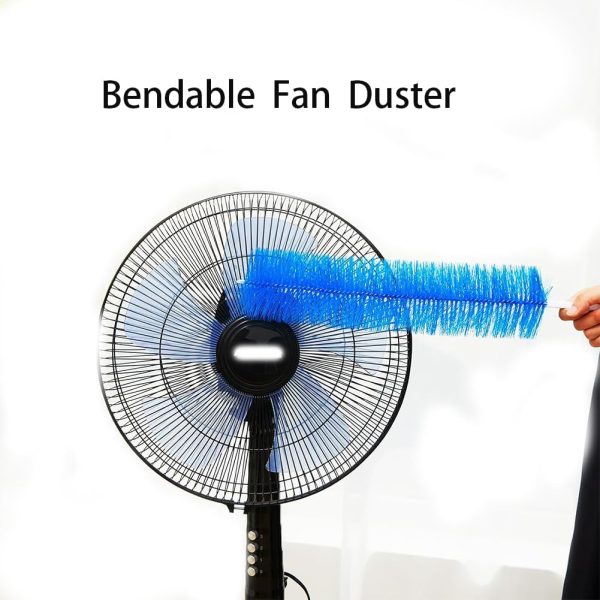 3Pcs Small Fan Cleaning Brush, Ceiling Fan Cleaner Duster with Crevice Cleaning Brush - Ideal for Dusting Fans, Air Conditioners, Windows, Washable, Reusable, Durable, Household Cleaning Brushes - Image 2