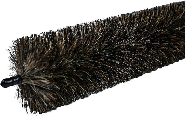 33 Inch Long (85cm) Horsehair Lint Brush for Dryer Lint Trap, Refrigerator Coil Cleaning Brush, and Dryer Lint Brush Vent Cleaner. - Image 2